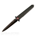 „Dulotec K254-BK“ sulankstomas peilis – „Micarta“ rankena ir 8Cr nerūdijantis plienas » Dulotec.LT
