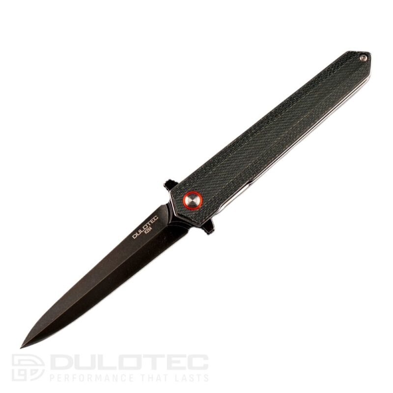„Dulotec K254-BK“ sulankstomas peilis – „Micarta“ rankena ir 8Cr nerūdijantis plienas » Dulotec.LT