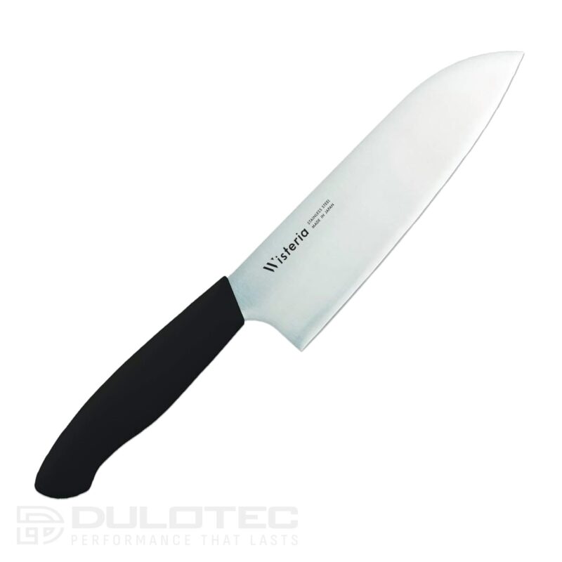 „Fuji Cutlery“ virtuvinis peilis „Santoku“ FC-680 „Wisteria“ – juodas » Dulotec.LT