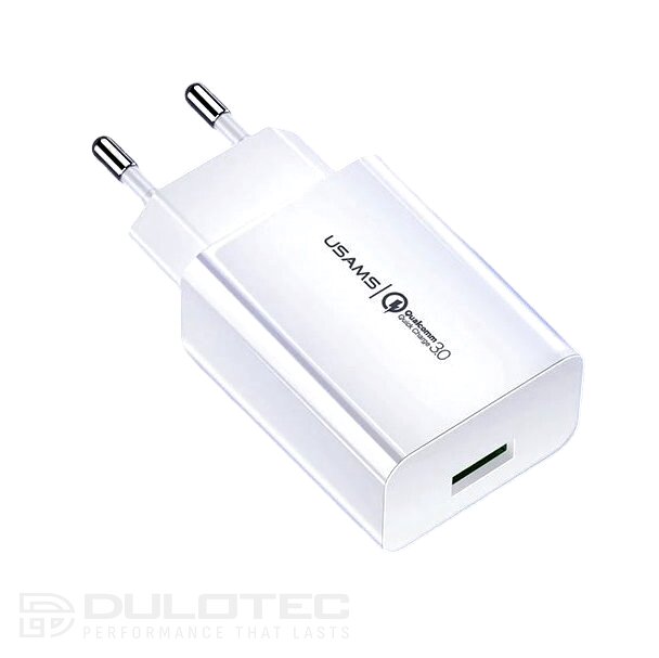 Maitinimo adapteris, USAMS T22 QC3.0 – CC83TC01 » Dulotec.LT