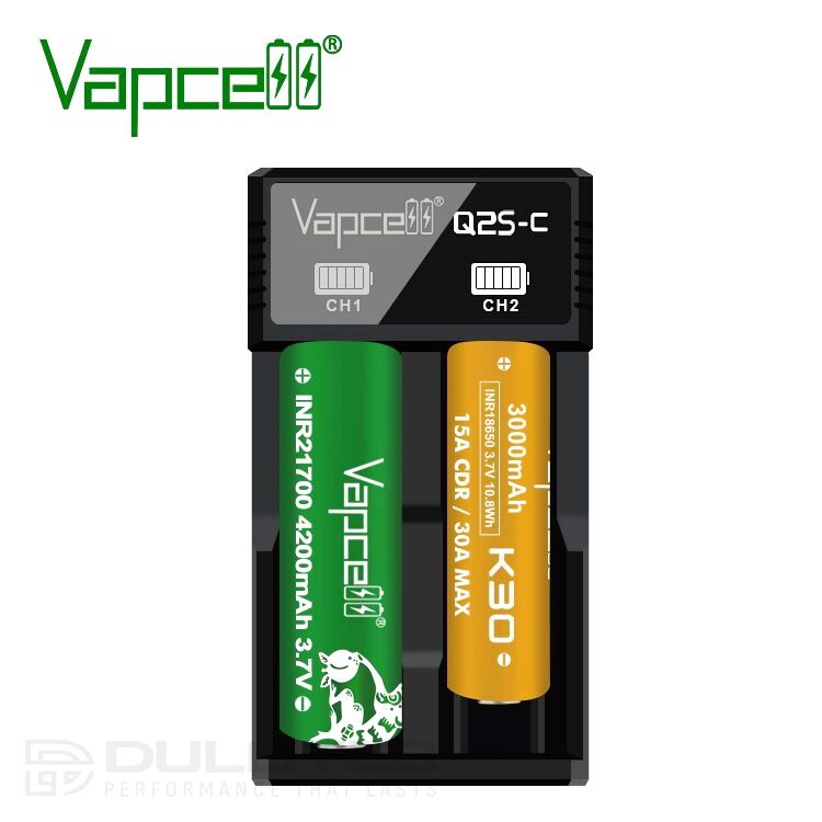 „Vapcell Q2S-C“ įkroviklis » Dulotec.LT
