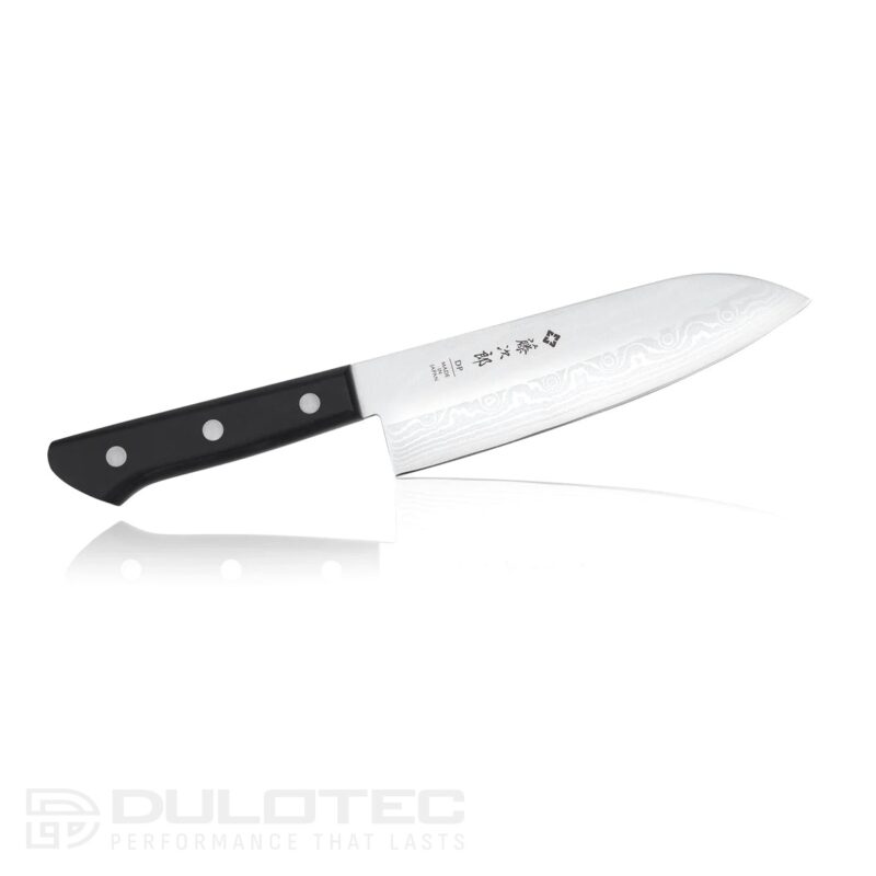 „Tojiro DP Damascus“ „Santoku“ peilis, 170 mm, F-331 – VG10 – 37 sluoksnių laminatas » Dulotec.LT