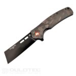 „Dulotec K261-BK“ sulankstomas peilis su G10 rankena, padengta anglies sluoksniu, ir pagamintas iš D2 plieno » Dulotec.LT