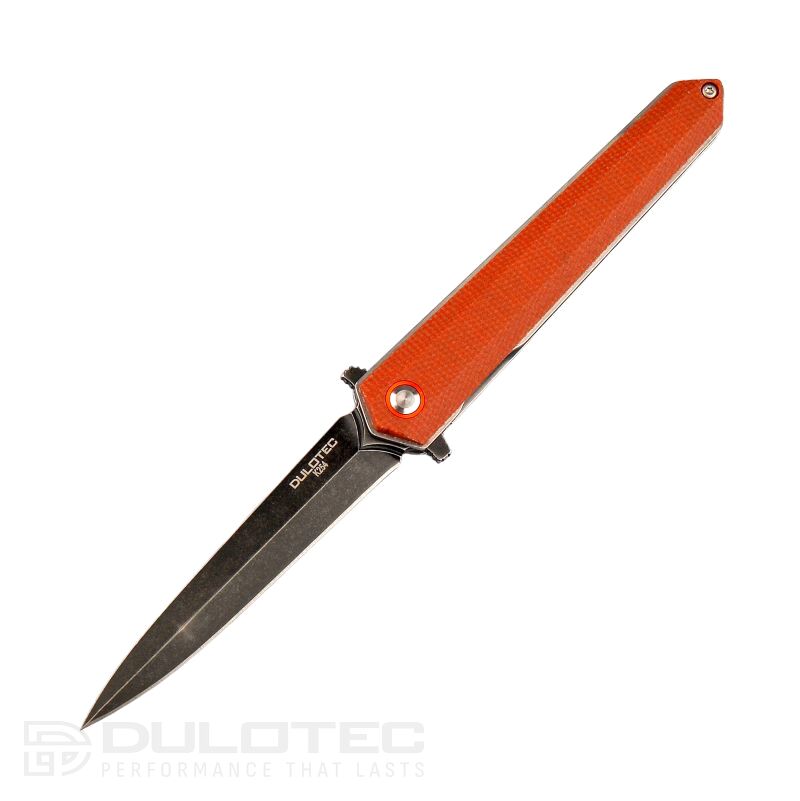 „Dulotec K254-BR“ sulankstomas peilis – „Micarta“ rankena ir 8Cr nerūdijantis plienas » Dulotec.LT