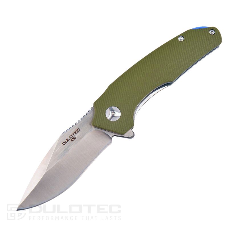 „Dulotec K263-GN“ sulankstomas peilis su G10 rankena ir D2 plieno ašmenimis » Dulotec.LT
