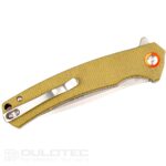 „Dulotec K250-GR“ sulankstomas peilis – „Micarta“ rankena ir D2 įrankinis plienas » Dulotec.LT
