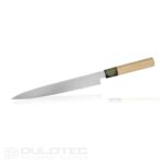 „Fuji Cutlery“ virtuvinis peilis „Ryutoku Yanagiba FC-575“ su magnolijos rankena, skirtas sashimi ruošimui » Dulotec.LT