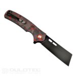 „Dulotec K261-RD“ sulankstomas peilis su G10 rankena, padengta anglies danga, ir D2 plienu » Dulotec.LT