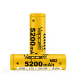 „Vapcell M52“ 21700 5200 mAh baterija su apsauga ir iškilusia teigiamąja gnybta » Dulotec.LT