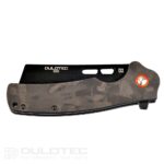 „Dulotec K261-BK“ sulankstomas peilis su G10 rankena, padengta anglies sluoksniu, ir pagamintas iš D2 plieno » Dulotec.LT