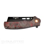 „Dulotec K261-RD“ sulankstomas peilis su G10 rankena, padengta anglies danga, ir D2 plienu » Dulotec.LT