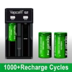 „Vapcell“ 18350 F14 baterija, 1400 mAh, 3 A » Dulotec.LT