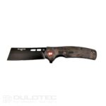 „Dulotec K261-BK“ sulankstomas peilis su G10 rankena, padengta anglies sluoksniu, ir pagamintas iš D2 plieno » Dulotec.LT