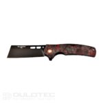 „Dulotec K261-RD“ sulankstomas peilis su G10 rankena, padengta anglies danga, ir D2 plienu » Dulotec.LT