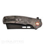 „Dulotec K261-BK“ sulankstomas peilis su G10 rankena, padengta anglies sluoksniu, ir pagamintas iš D2 plieno » Dulotec.LT