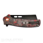 „Dulotec K261-RD“ sulankstomas peilis su G10 rankena, padengta anglies danga, ir D2 plienu » Dulotec.LT