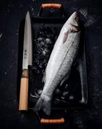„Fuji Cutlery“ virtuvinis peilis „Ryutoku Yanagiba FC-575“ su magnolijos rankena, skirtas sashimi ruošimui » Dulotec.LT