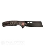 „Dulotec K261-BK“ sulankstomas peilis su G10 rankena, padengta anglies sluoksniu, ir pagamintas iš D2 plieno » Dulotec.LT