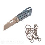 „Dulotec K906“ sulankstomas titano peilis – mėlynas » Dulotec.LT