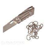 „Dulotec K906“ sulankstomas titano peilis – pilkos spalvos » Dulotec.LT
