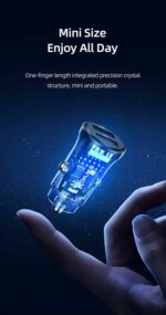 Automobilinis įkroviklis, USAMS US-CC162 C31 15 W, 2 išėjimai A+A CC162CC01 » Dulotec.LT