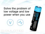 „Vapcell P1422A“ 14500 2250 mAh 1,5 V AA baterija su apsaugos funkcija ir USB-C įkrovimu » Dulotec.LT