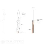 „Ruike P105-K“ sulankstomas peilis, 14C28N nerūdijantis plienas » Dulotec.LT