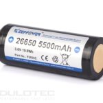 „Keeppower“ 26650 6000 mAh baterija, be apsaugos, skirta dideliam išsikrovimui » Dulotec.LT