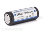 „Keeppower 26650“ 5500 mAh baterija su apsauga nuo per didelio išsikrovimo » Dulotec.LT