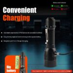 „Dulotec Guardian“ taktinis žibintuvėlis, 1 800 liumenų, 700 metrų, 5 200 mAh akumuliatorius, magnetinis įkrovimas, dėklas » Dulotec.LT