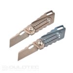 „Dulotec K906“ sulankstomas titano peilis – pilkos spalvos » Dulotec.LT