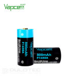 „Vapcell P1608A“ 16340 800 mAh baterija su apsauga ir „Micro USB“ įkrovimu » Dulotec.LT