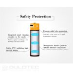 „Vapcell P1418A“ 14500 1800 mAh 1,5 V baterija su apsauga ir „Micro USB“ įkrovimo funkcija » Dulotec.LT