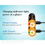 „Vapcell P1418A“ 14500 1800 mAh 1,5 V baterija su apsauga ir „Micro USB“ įkrovimo funkcija » Dulotec.LT