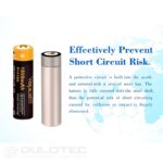 „Vapcell P1418A“ 14500 1800 mAh 1,5 V baterija su apsauga ir „Micro USB“ įkrovimo funkcija » Dulotec.LT