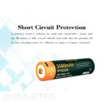 „Vapcell P1835A“ 18650 3500 mAh 10 A akumuliatorius su apsauga ir „Micro USB“ įkrovimo jungtimi » Dulotec.LT