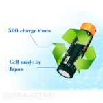 „Vapcell P1835A“ 18650 3500 mAh 10 A akumuliatorius su apsauga ir „Micro USB“ įkrovimo jungtimi » Dulotec.LT
