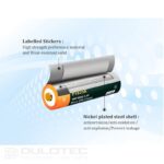 „Vapcell P1835A“ 18650 3500 mAh 10 A akumuliatorius su apsauga ir „Micro USB“ įkrovimo jungtimi » Dulotec.LT