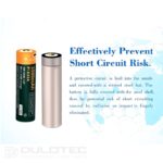 „Vapcell P1835A“ 18650 3500 mAh 10 A akumuliatorius su apsauga ir „Micro USB“ įkrovimo jungtimi » Dulotec.LT