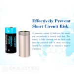 „Vapcell P1608A“ 16340 800 mAh baterija su apsauga ir „Micro USB“ įkrovimu » Dulotec.LT