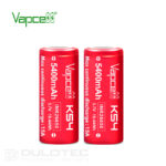 „Vapcell K54“ 26650 5400 mAh 15 A baterija » Dulotec.LT