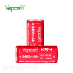 „Vapcell K54“ 26650 5400 mAh 15 A baterija » Dulotec.LT