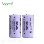 „Vapcell“ 16340 T8 850 mAh 3A baterija » Dulotec.LT