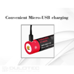 „Vapcell P1409A“ 14500 950 mAh baterija su apsauga ir „Micro USB“ įkrovimo jungtimi » Dulotec.LT