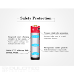 „Vapcell P1409A“ 14500 950 mAh baterija su apsauga ir „Micro USB“ įkrovimo jungtimi » Dulotec.LT