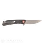 „Dulotec K212“ sulankstomas peilis – juodas, pagamintas iš 8Cr13 nerūdijančio plieno » Dulotec.LT
