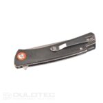 „Dulotec K212“ sulankstomas peilis – juodas, pagamintas iš 8Cr13 nerūdijančio plieno » Dulotec.LT