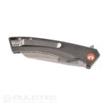 „Dulotec K215“ sulankstomas peilis – juodas, pagamintas iš 8Cr13Mov nerūdijančio plieno » Dulotec.LT