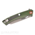 „Dulotec K215“ sulankstomas peilis – žalias, pagamintas iš 8Cr13Mov nerūdijančio plieno » Dulotec.LT