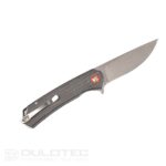 „Dulotec K211“ sulankstomas peilis – juodas, pagamintas iš 8Cr13Mov nerūdijančio plieno » Dulotec.LT